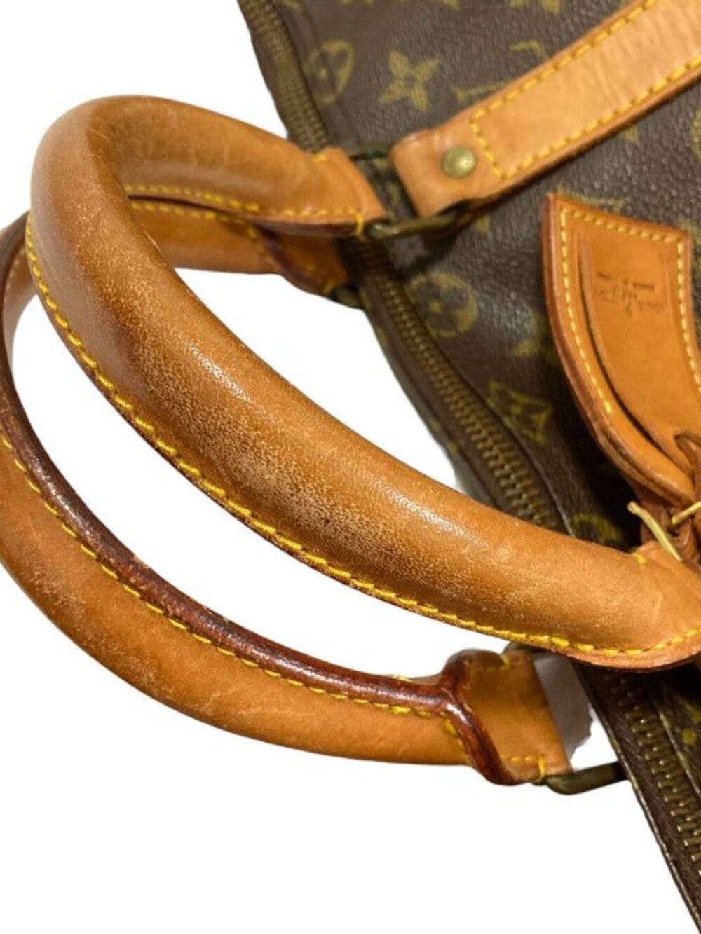 Louis Vuitton Keepall 55 Monogram Boston Bag Brown - Picture 14 of 16